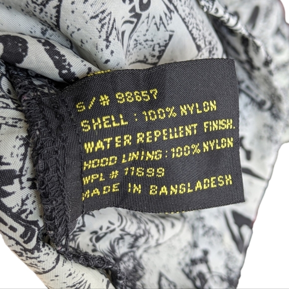 Rare 1990's GUTS Skateboard Logo Windbreaker Jacket Pullover Size "Bigger" - Picture 10 of 10